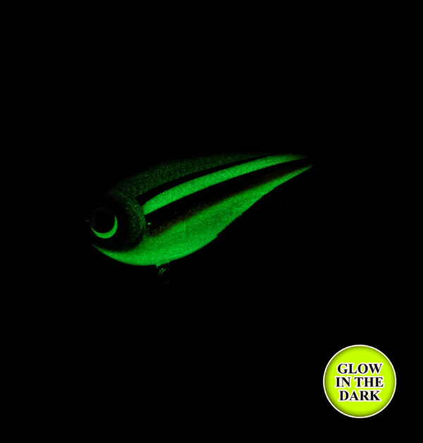 Old Red Dace Custom Rapala Glow Rippin' Rap